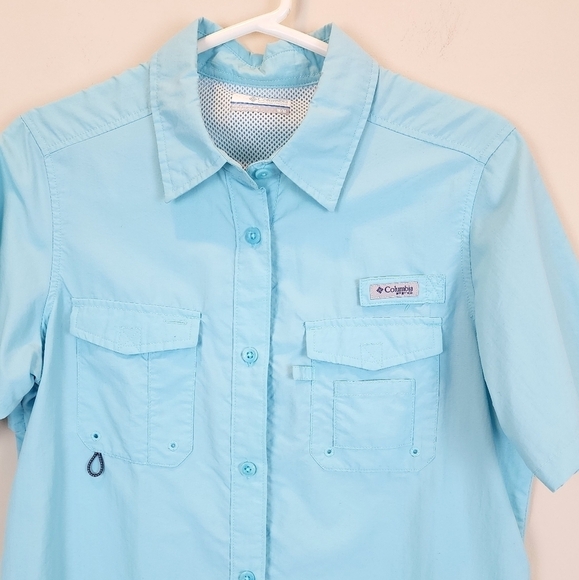 Columbia Light Blue Women’s Shirt - Picture 4 of 10